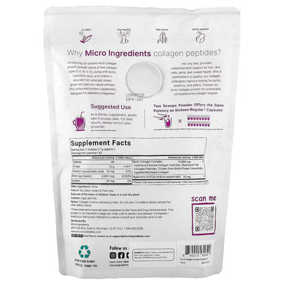 Péptidos de colágeno múltiple  Microingredients™  Original